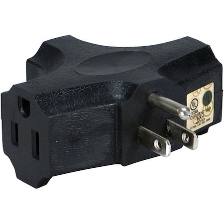 Qvs Plug Adapter, AC Power, Black PA-3P